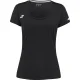 T-shirt Babolat Play Cap Sleeve Mulher Preta - imagem 1